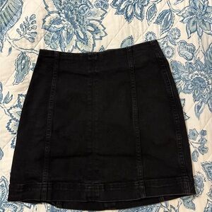 Wild Fable Black Denim Mini Skirt